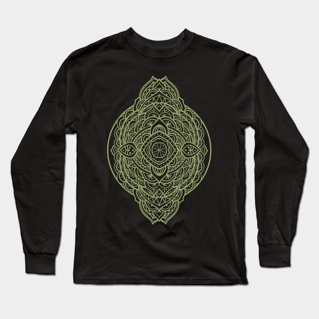 mandala cakra Long Sleeve T-Shirt by donipacoceng